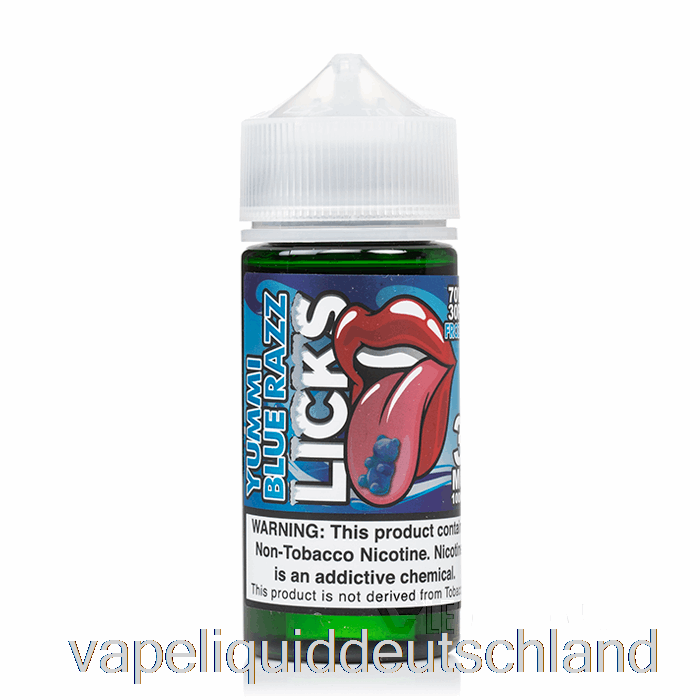Frozty Yummi Blue Raspberry - Licks Roll Upz - 100 Ml 6 Mg Vape Deutschland